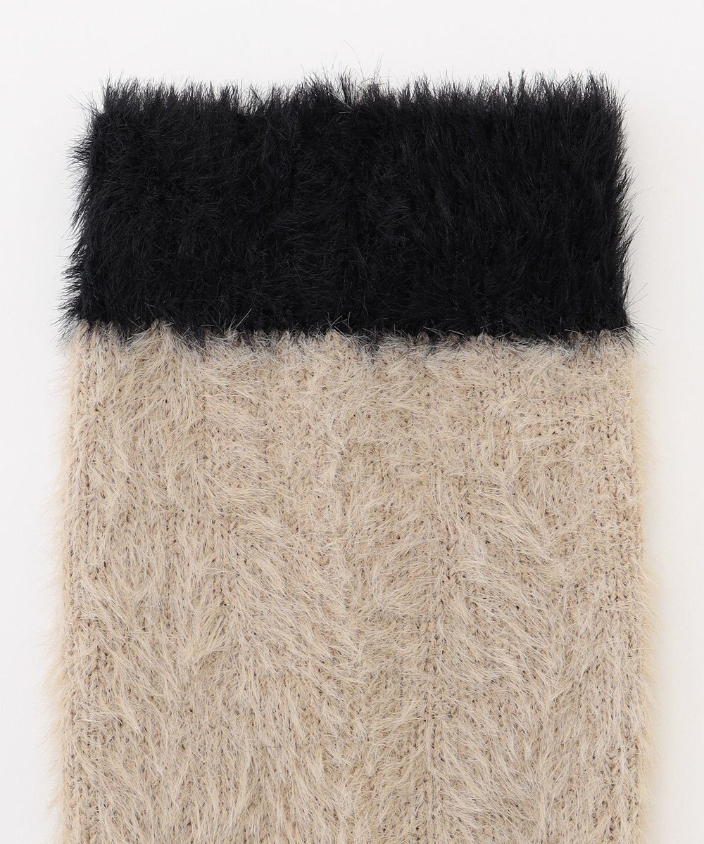 steppi 【洗える】ファー レッグウォーマー 