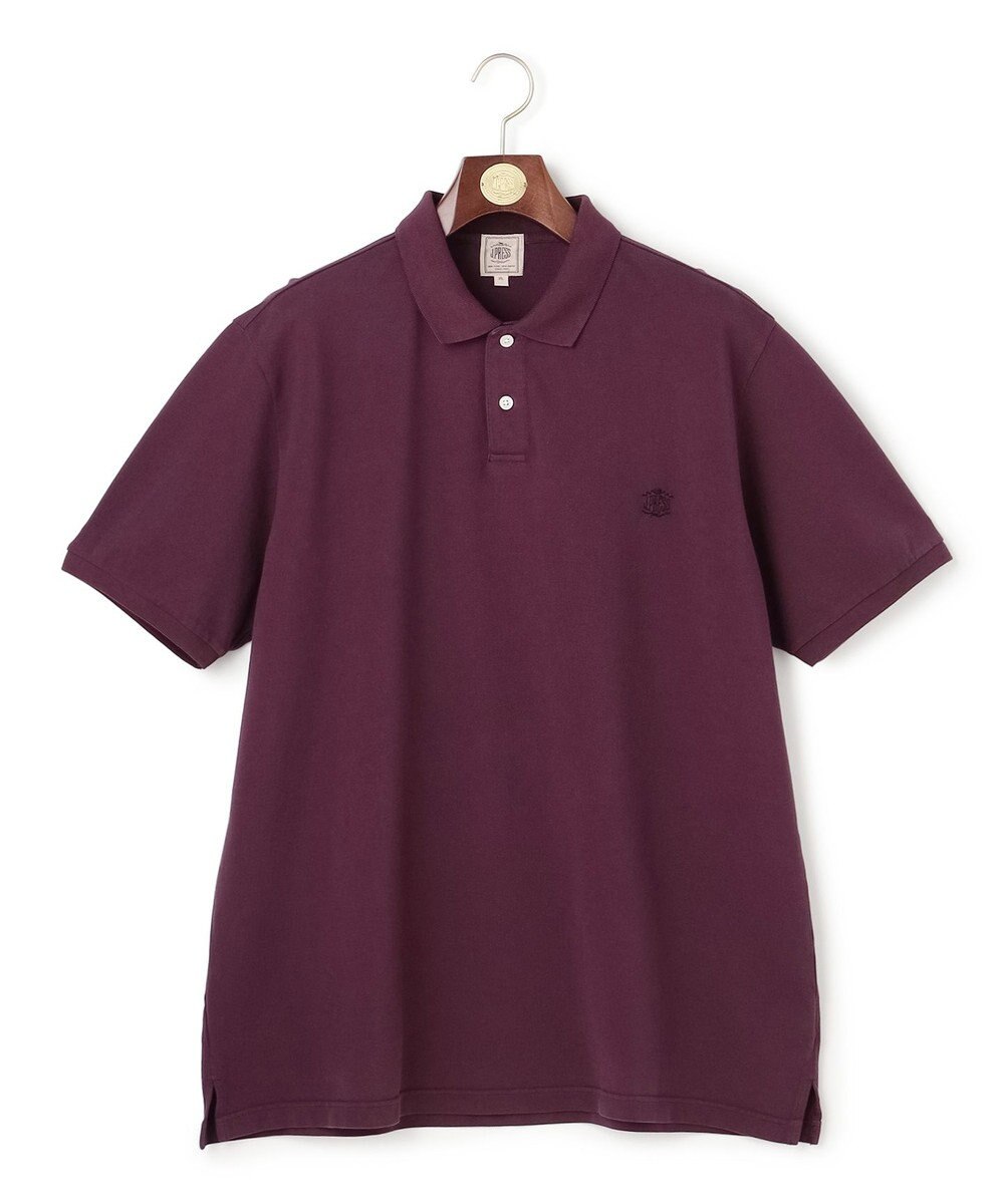 J.PRESS MEN 【KING SIZE】コットンカノコオーバーダイ ポロシャツ 