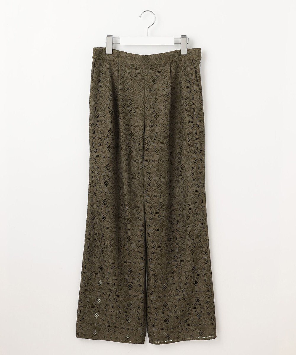 自由区 【カタログ掲載・洗える】フラワータイルレース パンツ 