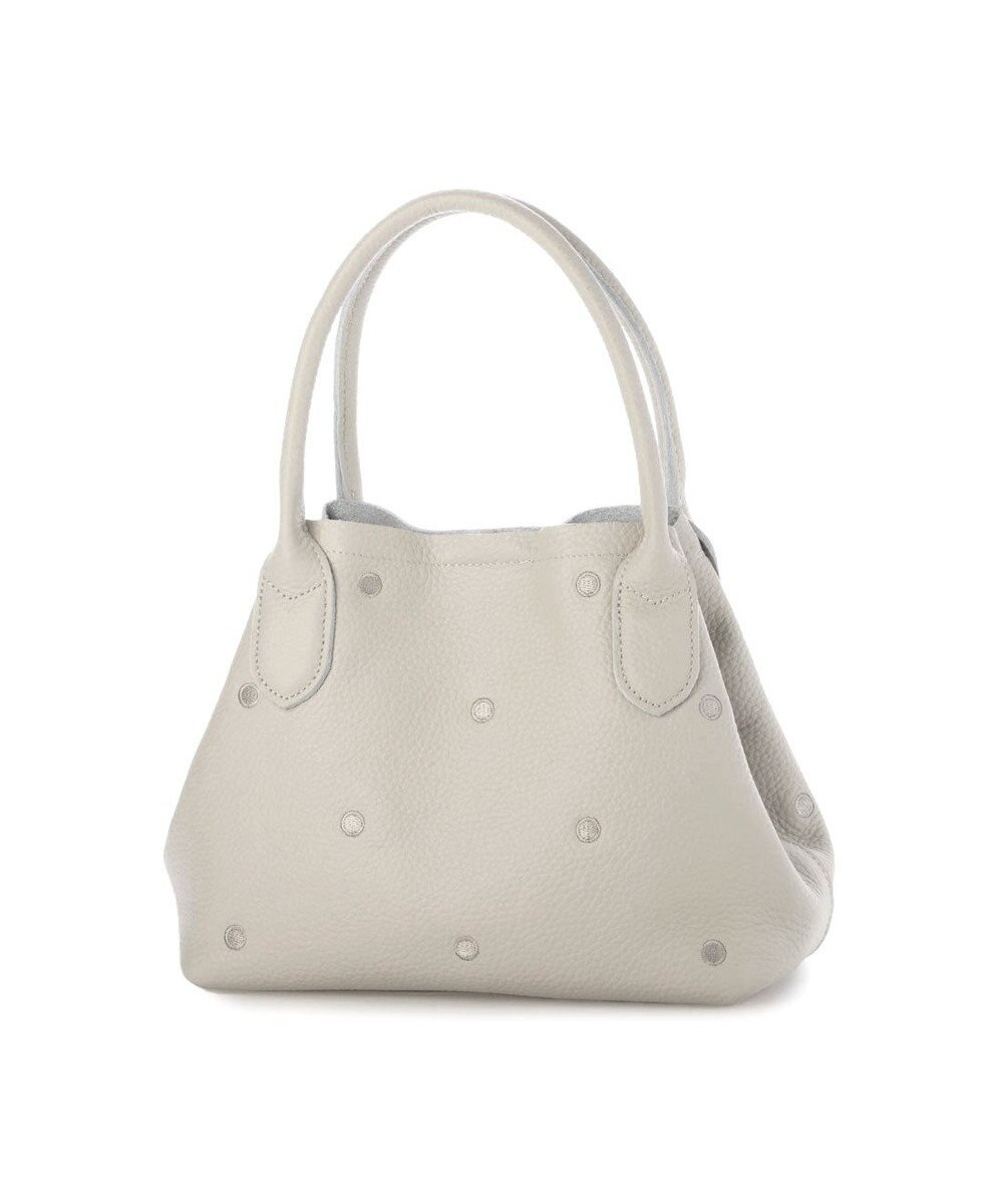 UNBILLION ペルケ perche / 牛革ドット刺繍2wayトートS 