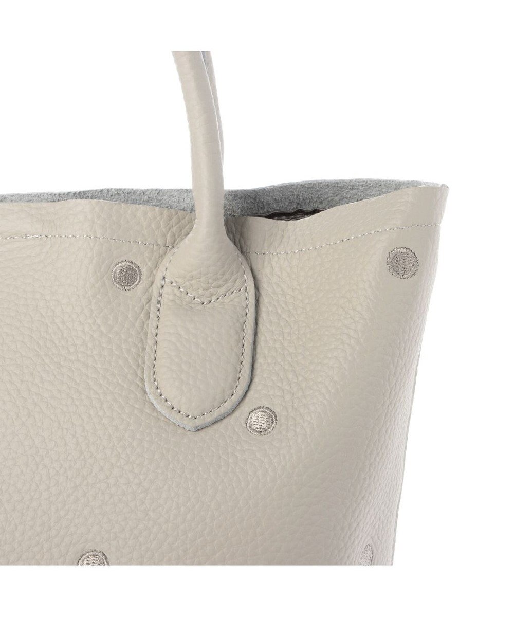 UNBILLION ペルケ perche / 牛革ドット刺繍2wayトートS 