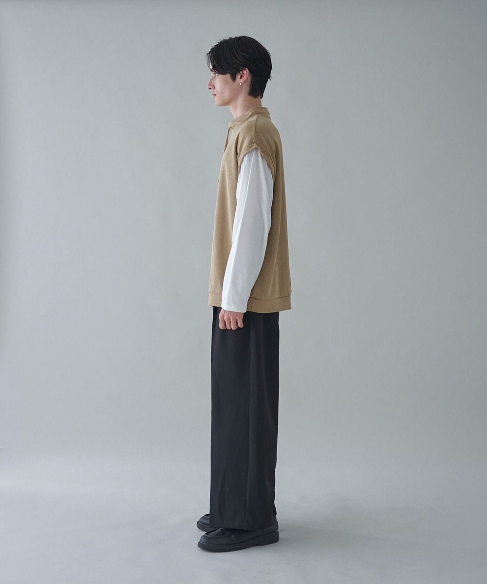 WEGO フェイクレイヤードモックネックベストT（LS） 