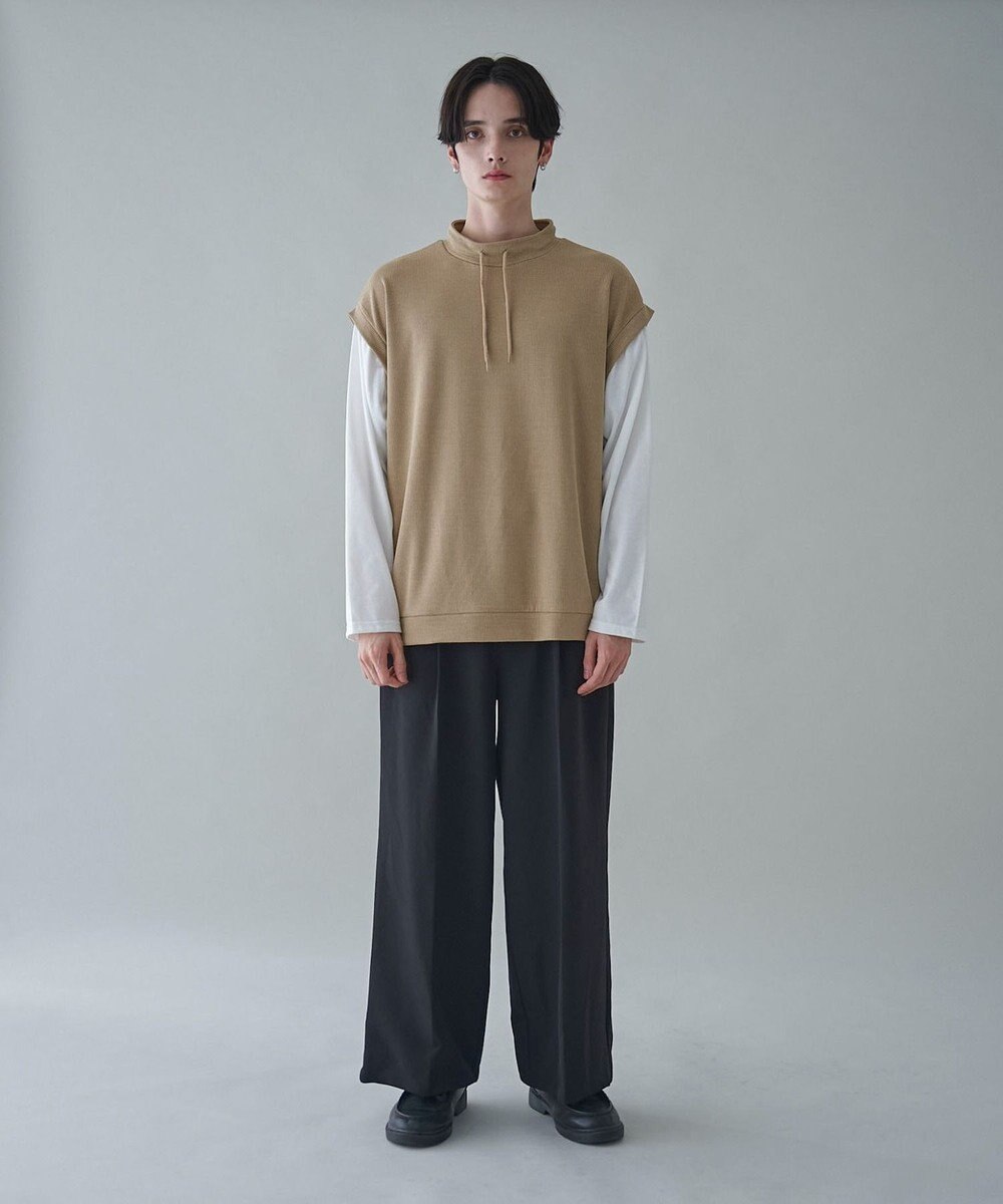 WEGO フェイクレイヤードモックネックベストT（LS） 