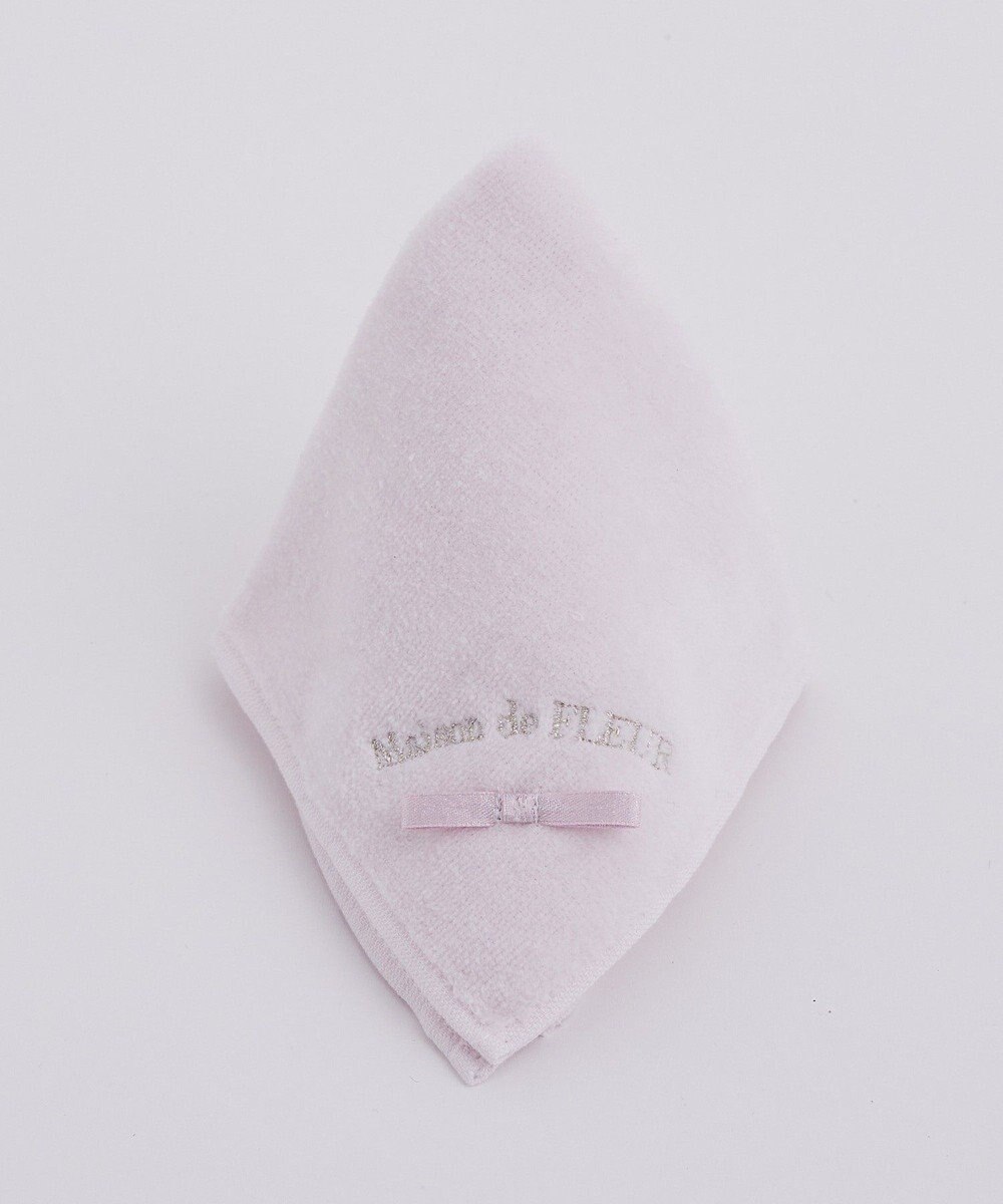 Maison de FLEUR ラメリボンタオルハンカチ 