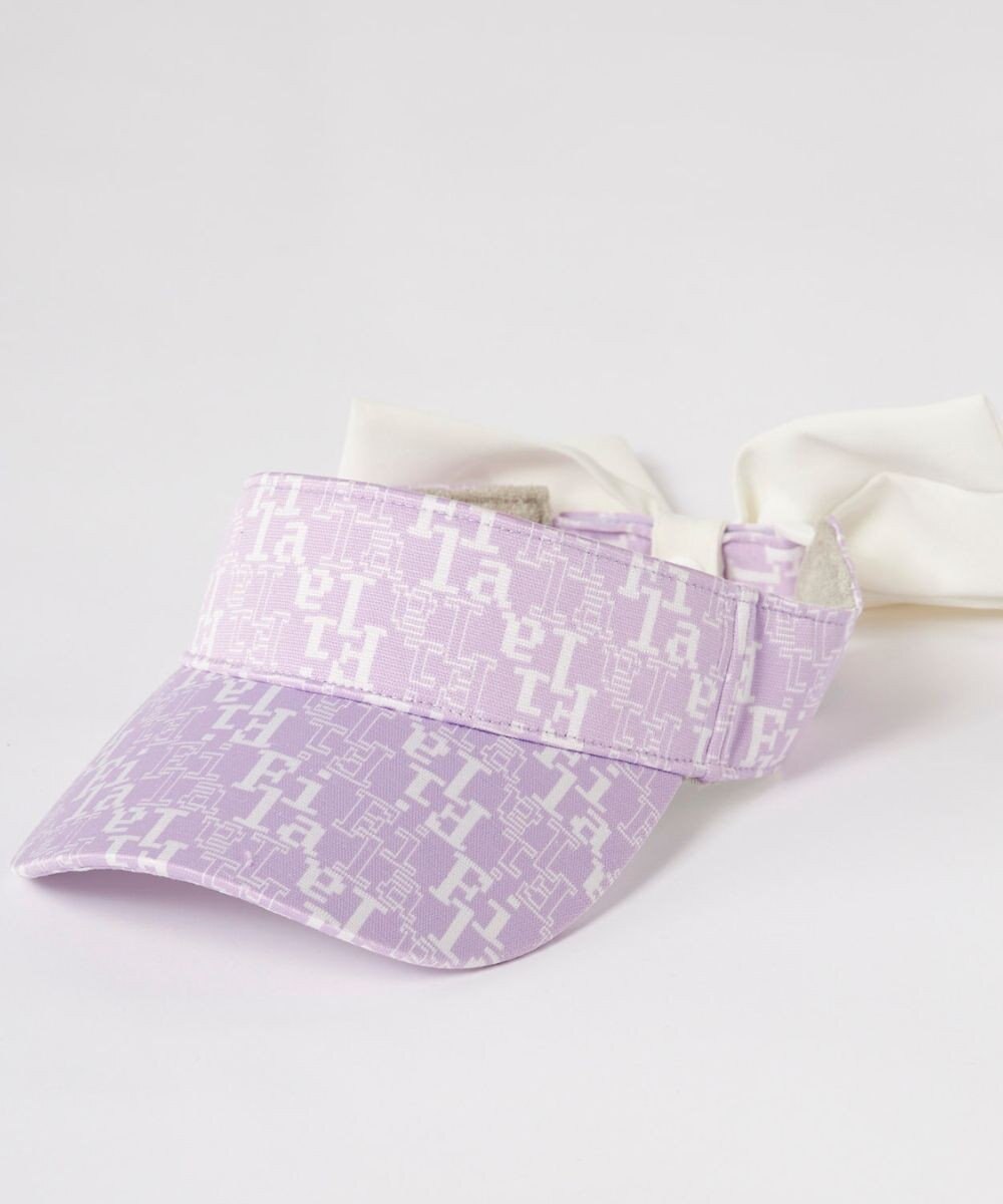 FILA GOLF／marie claire 【FILA GOLF】取り外し可能リボン付きサンバイザー 