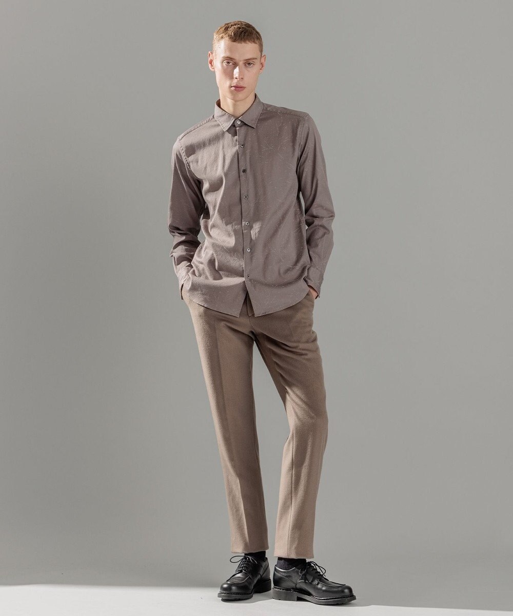 JOSEPH HOMME フォレストジャガードストレッチ　レギュラーカラーシャツ 