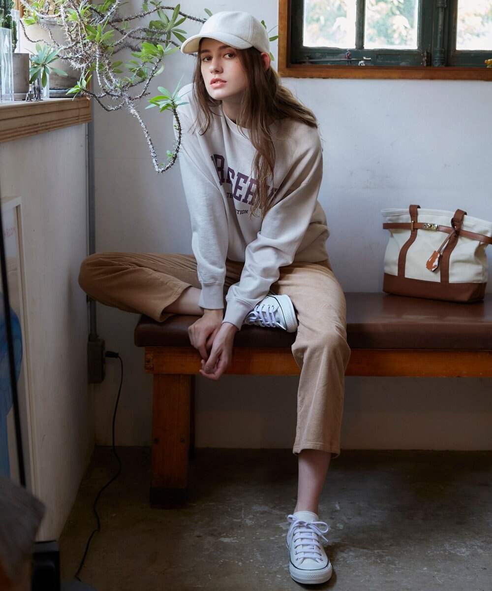 23区 チャーム付き キャンバス トートバッグ 