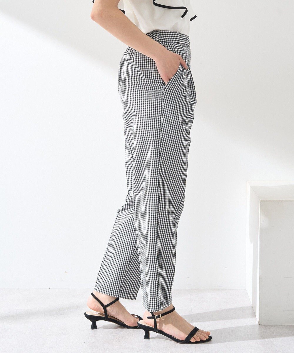 earth music&ecology 接触冷感テーパードパンツ 