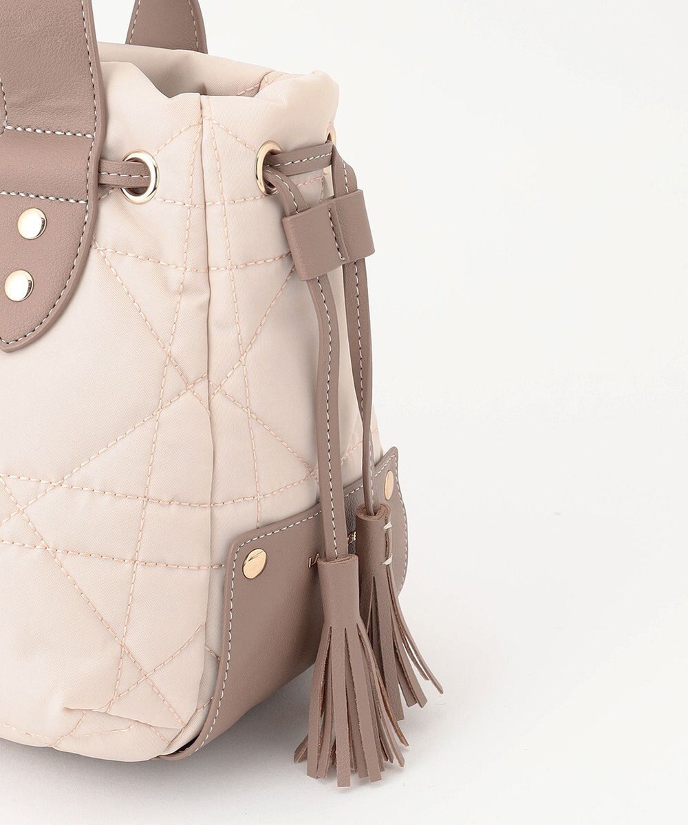 LA BAGAGERIE グリッドキルティングトート 