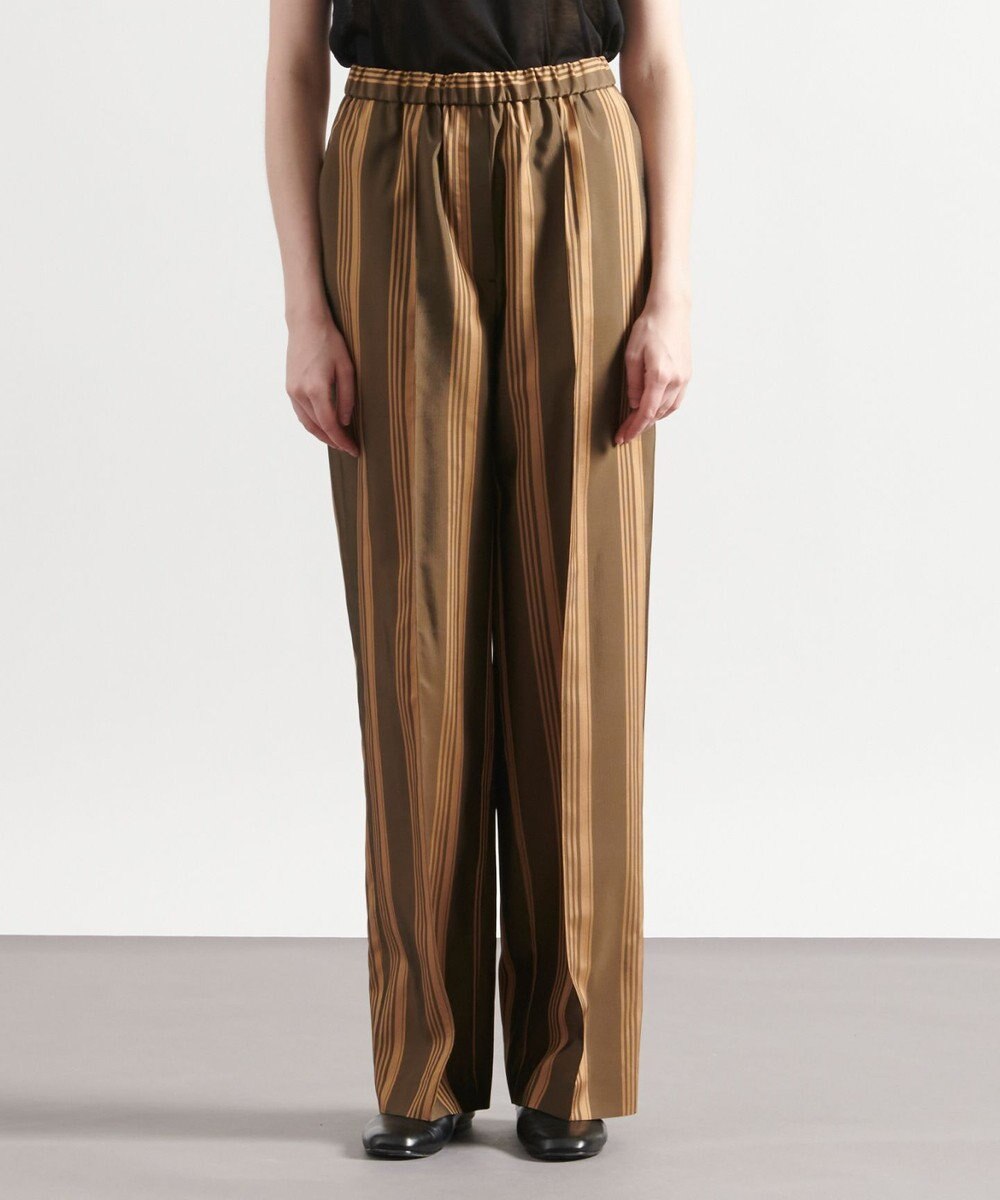 JOSEPH ビッグストライプ　キャロットトラウザーズ 