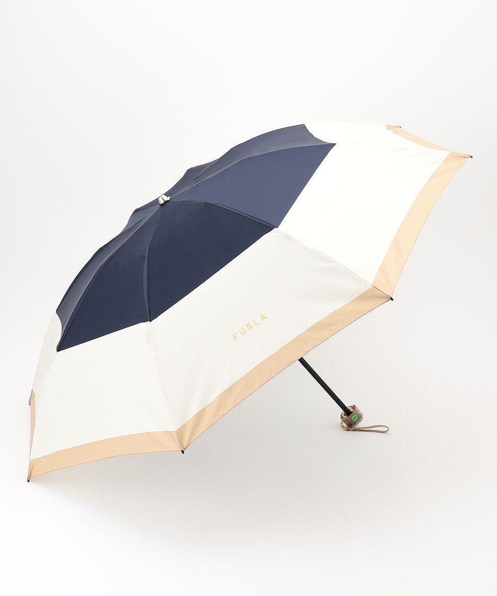 FURLA 折りたたみ傘 カラーボーダー / MOONBAT | ファッション通販