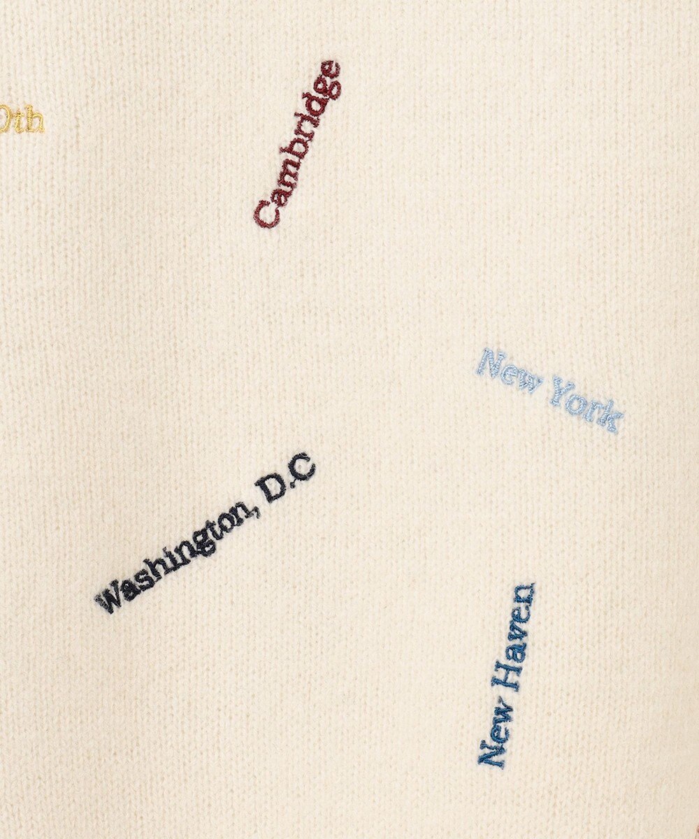 J.PRESS MEN 【120th Anniversary】Embroidery Knit 