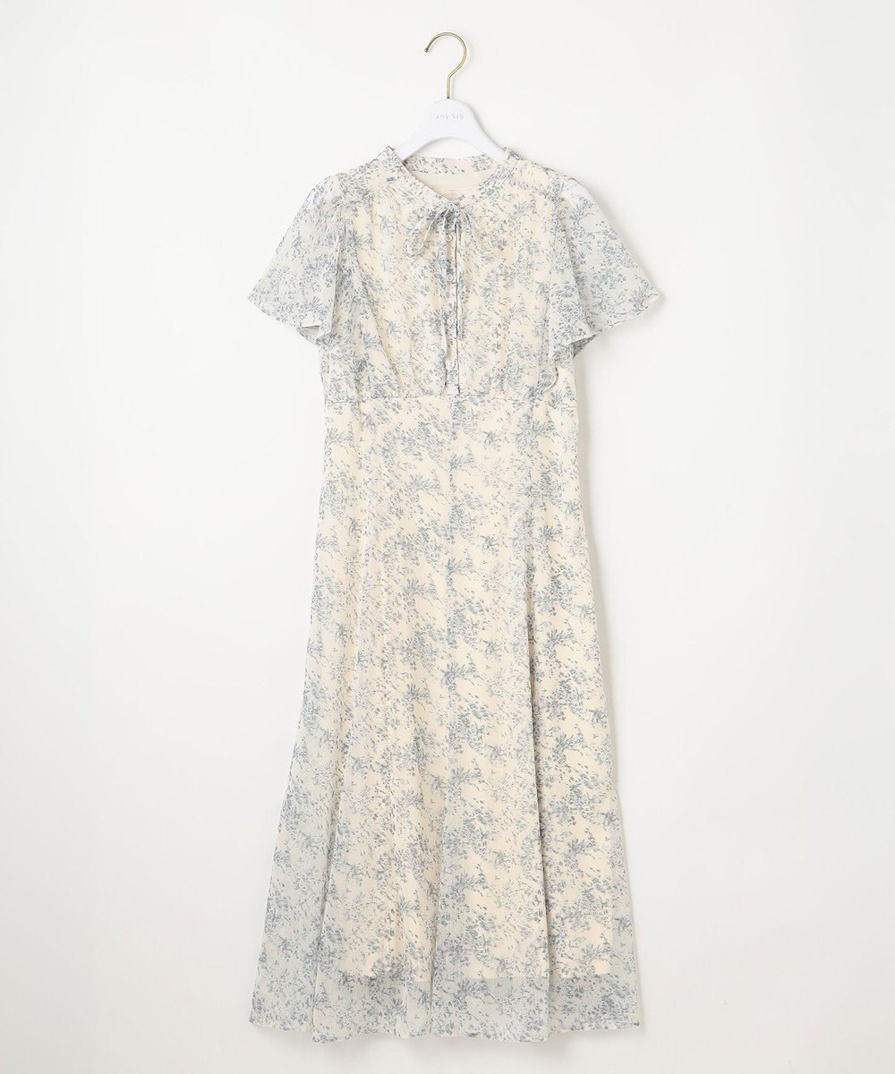 ANY SIS S 【低身長企画】ミニフラワープリント ワンピース 