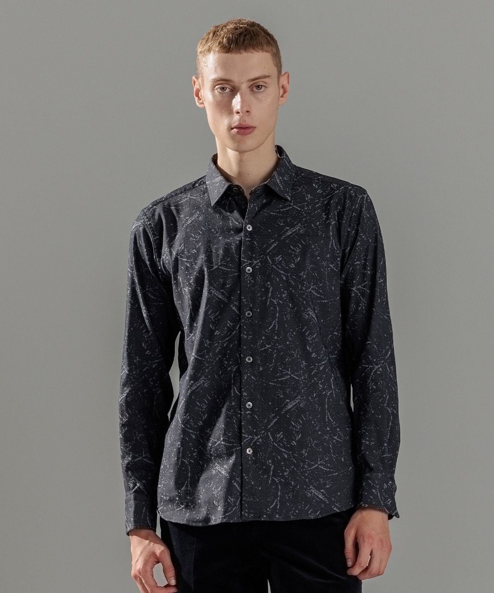 JOSEPH HOMME フォレストジャガードストレッチ　レギュラーカラーシャツ 