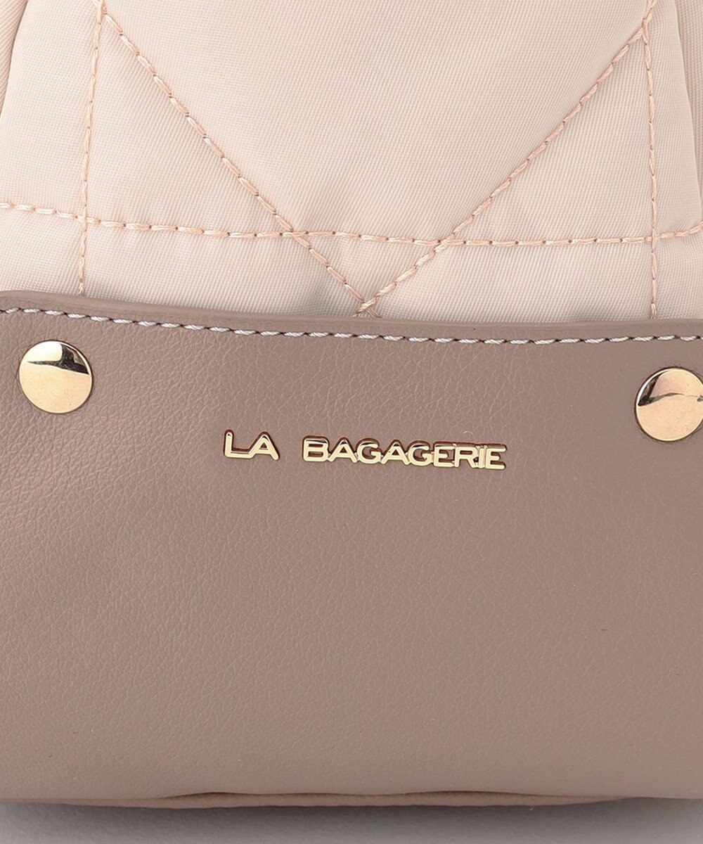 LA BAGAGERIE グリッドキルティングトート 