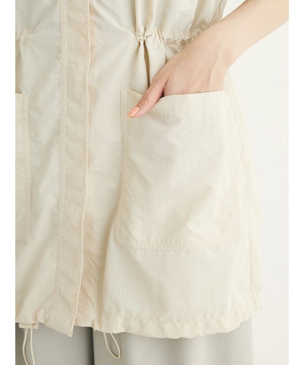 Green Parks ノーカラーミリタリーベスト 