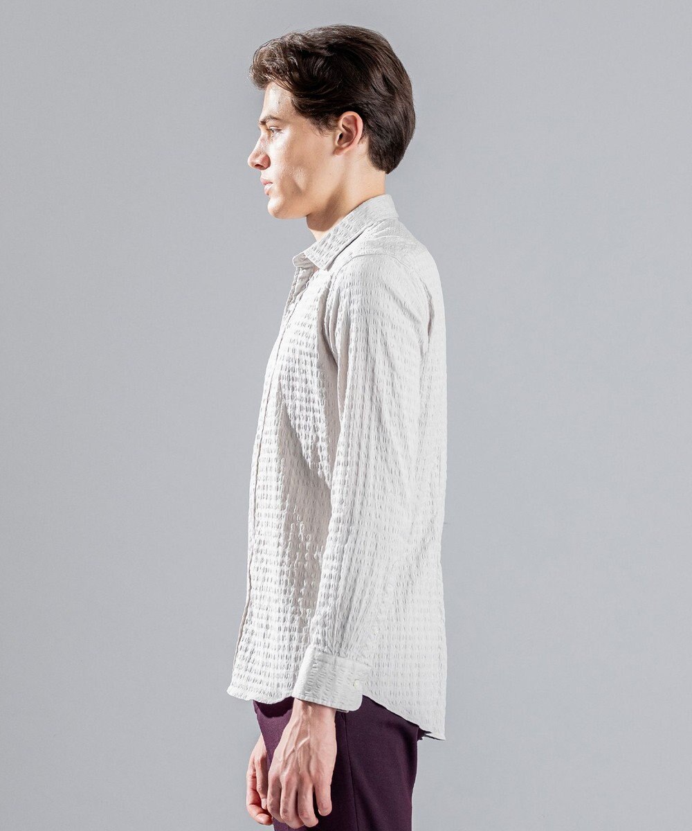 JOSEPH HOMME トリックジャガード　レギュラーカラーシャツ 