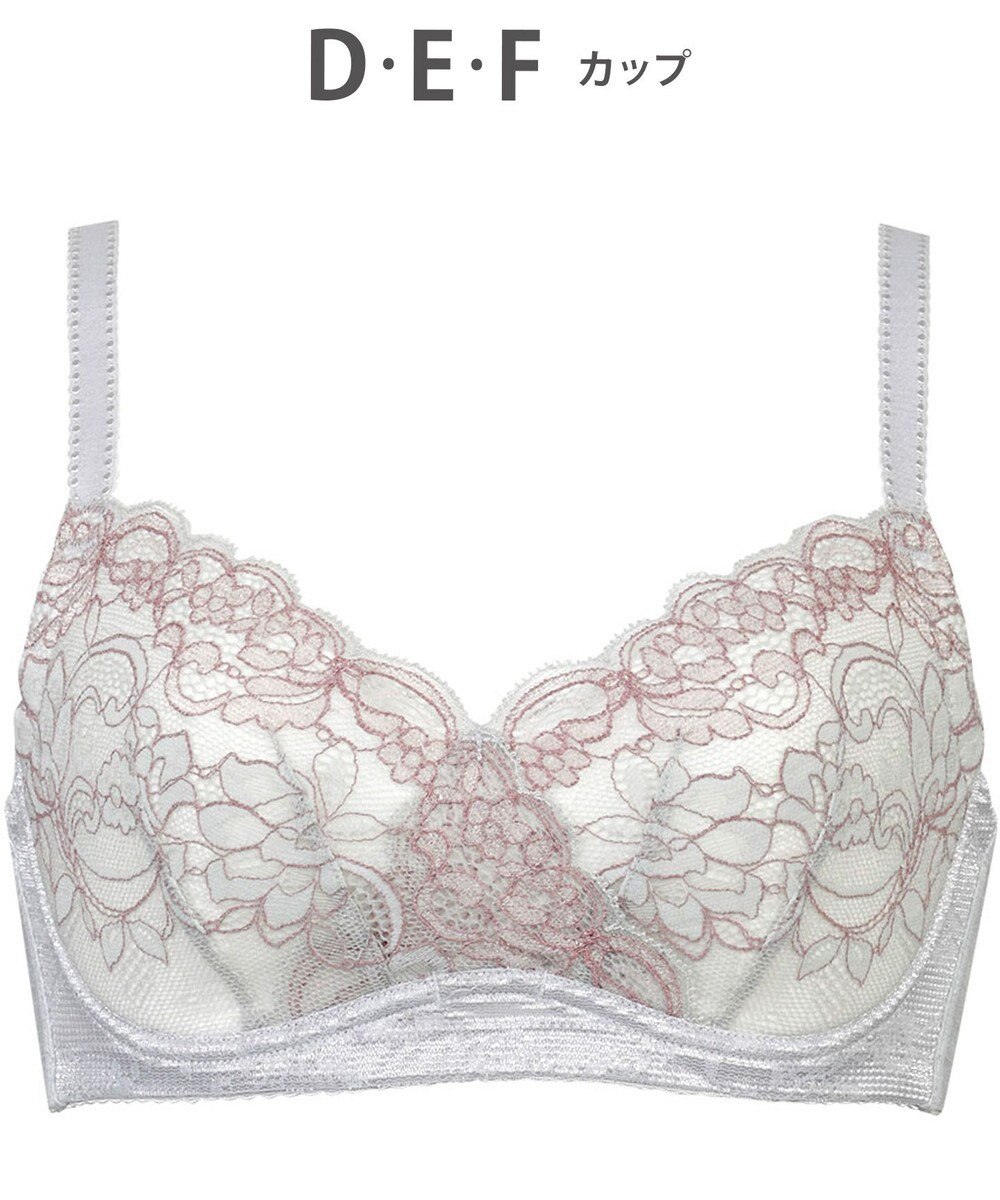 Wing ブラジャー コンパクトにバストメイク 高さをおさえる 【小さく見せるブラ】 Gカップまで対応 大きいサイズ ブラ KB6100 ウイング／ワコール 