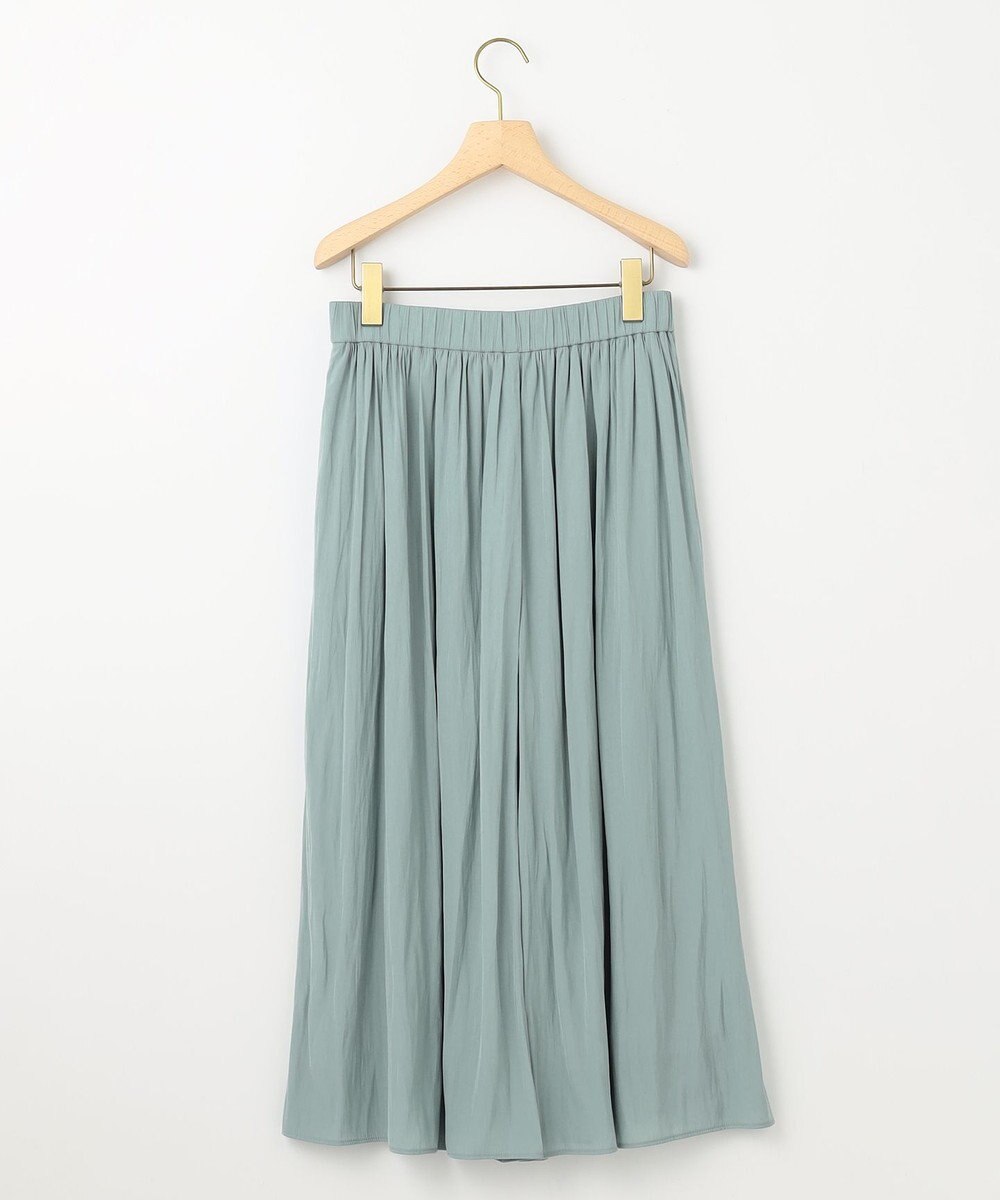 組曲 L 【春夏のNEWカラー登場】ギャザーライトデシン パンツ 