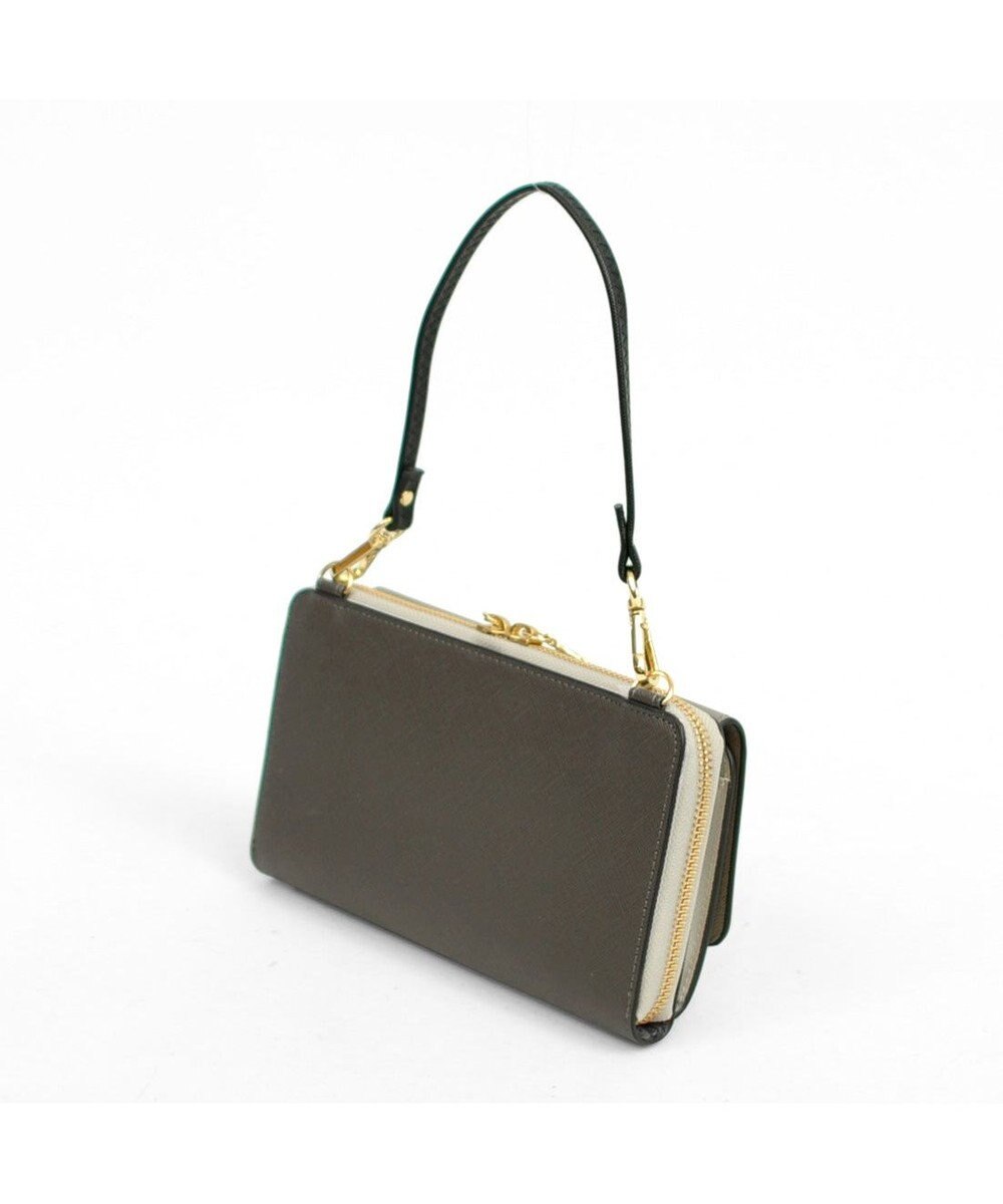 UNBILLION カシュカシュ cachecache / WEB限定カラーコンビウォレットショルダーバッグ 