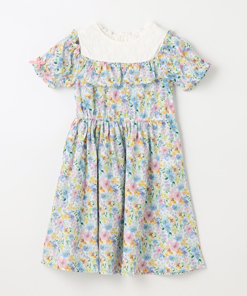 ANY KIDS オンオフショルダー ガーリー ワンピース 