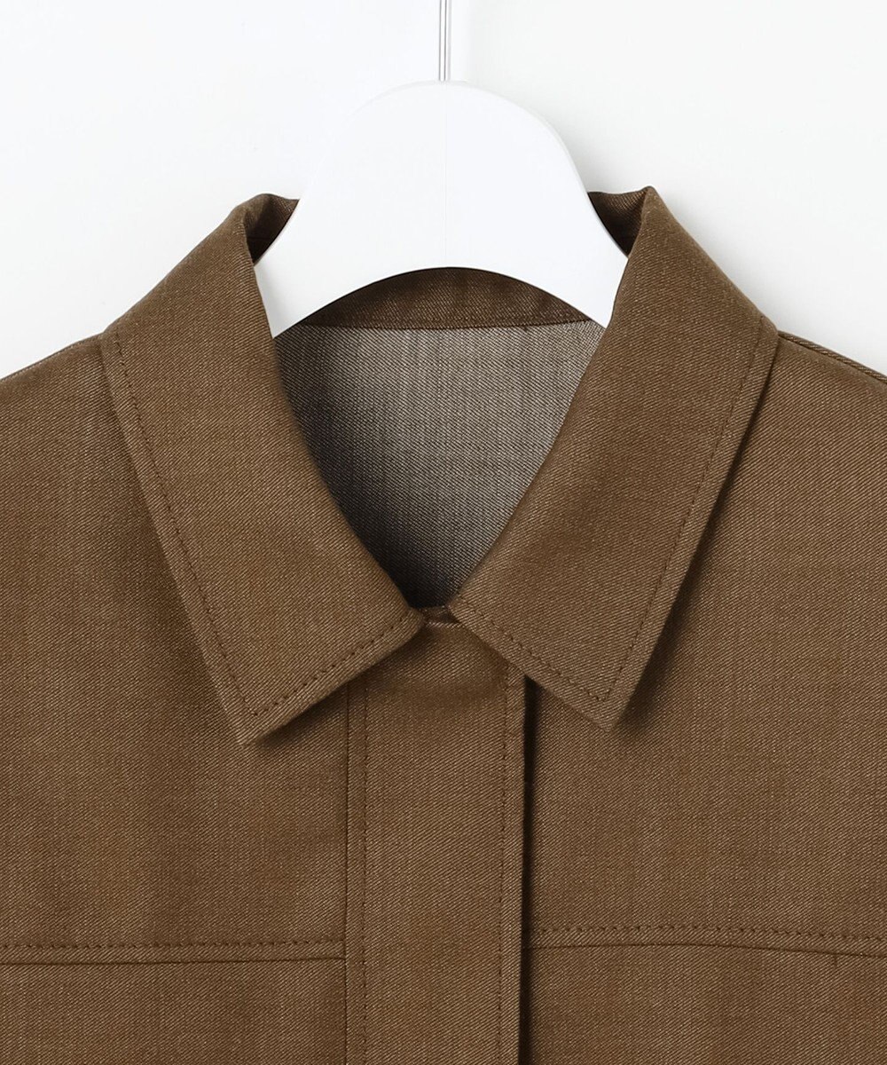 自由区 L 【17号サイズまで展開・SHIHOさん着用】デニムライクツイル ジャケット 