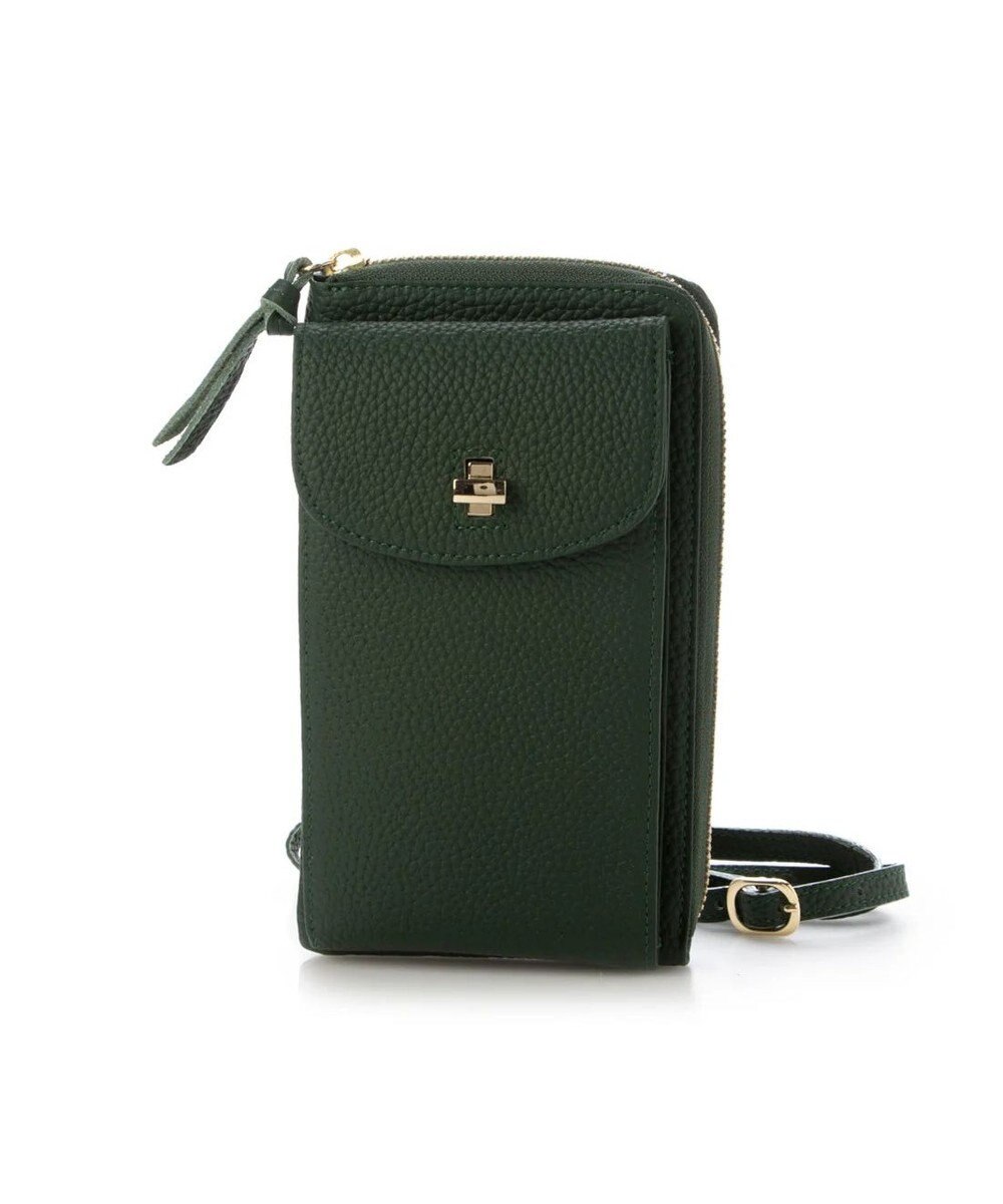 UNBILLION ペルケ perche / 牛革シュリンクタイプモバイルウォレットショルダー　旧8660 