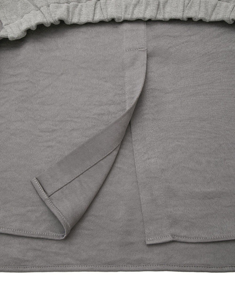 YECCA VECCA 素材MIXレイヤード起毛プルオーバー 