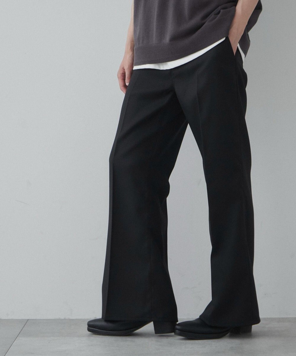 WEGO 【ユニセックス着用ITEM】ルーズフィットフレアトラウザー 