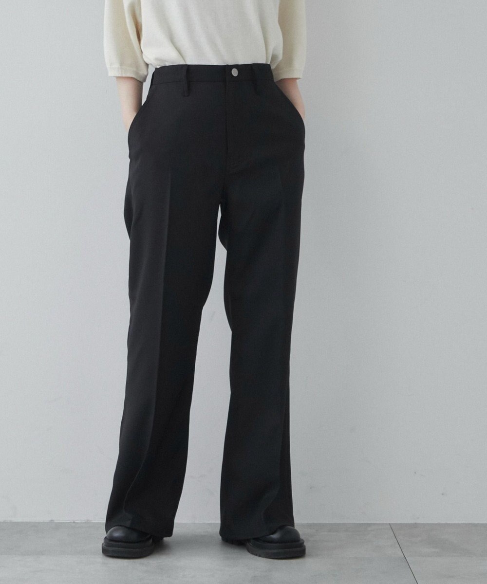 WEGO 【ユニセックス着用ITEM】ルーズフィットフレアトラウザー 