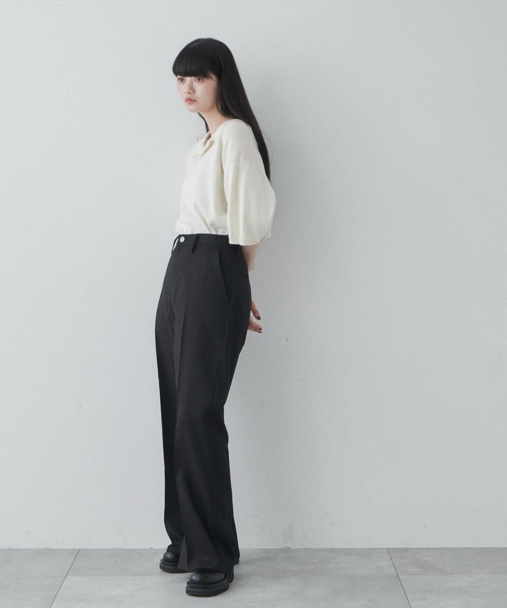 WEGO 【ユニセックス着用ITEM】ルーズフィットフレアトラウザー 