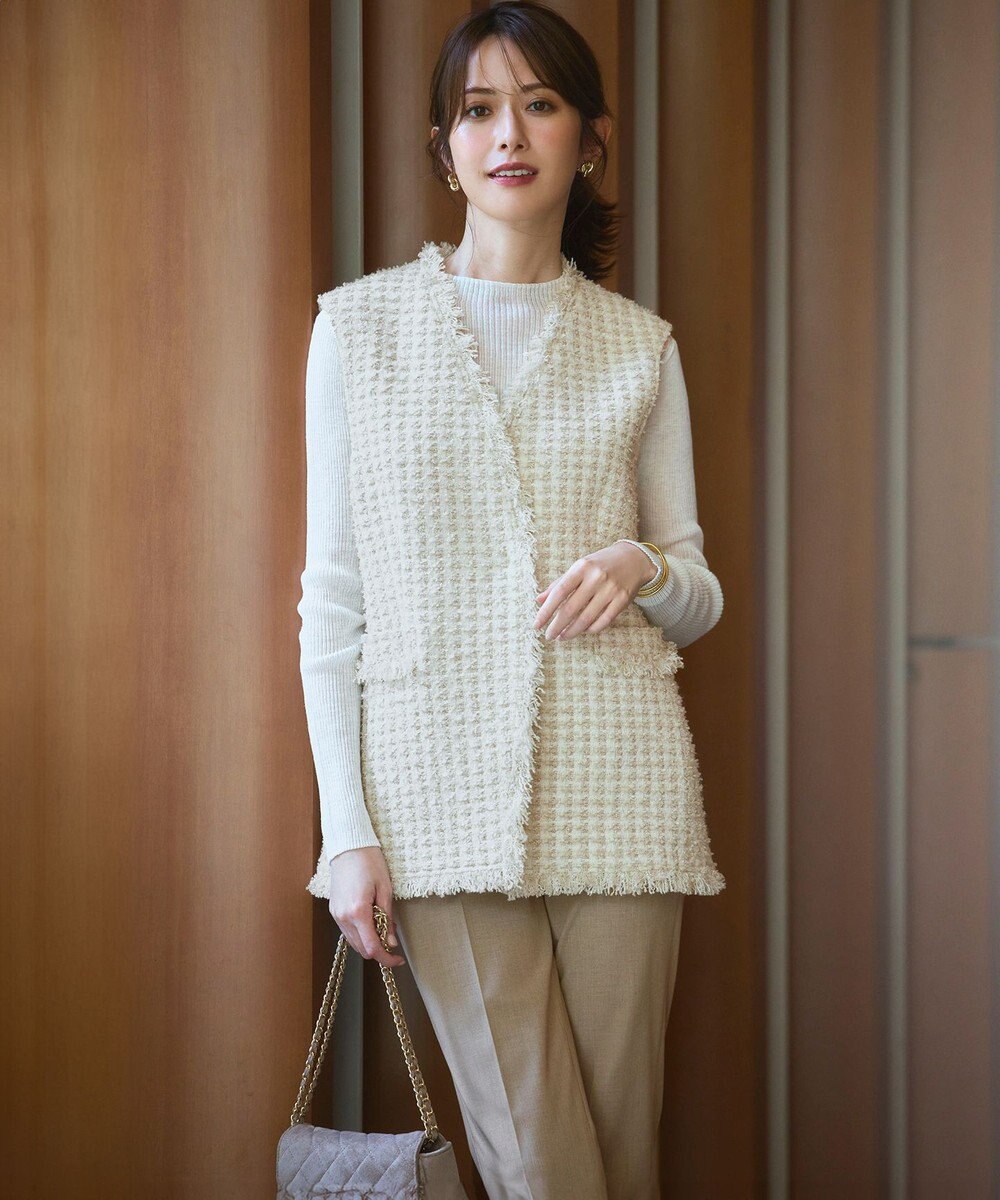 23区 【撥水加工/洗える】ドライ2WAYストレッチ テーパード パンツ 