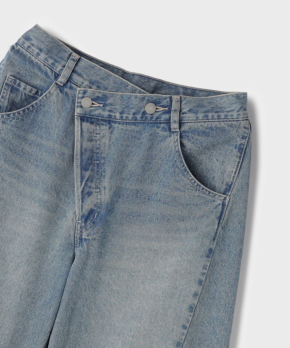 GRACE CONTINENTAL ラップ2wayデニムパンツ 