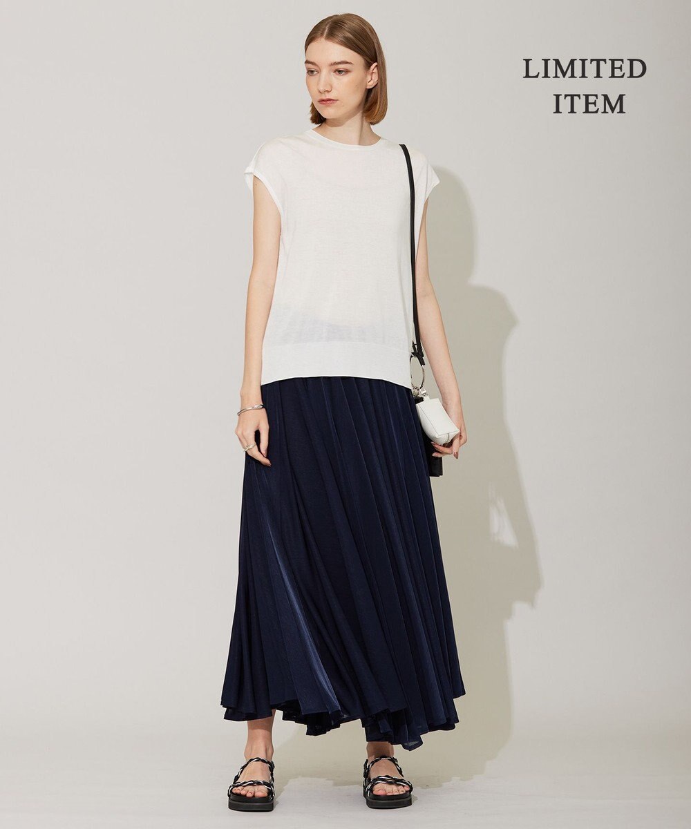 ICB 【WEB限定・洗える】SheerGloss スカート 