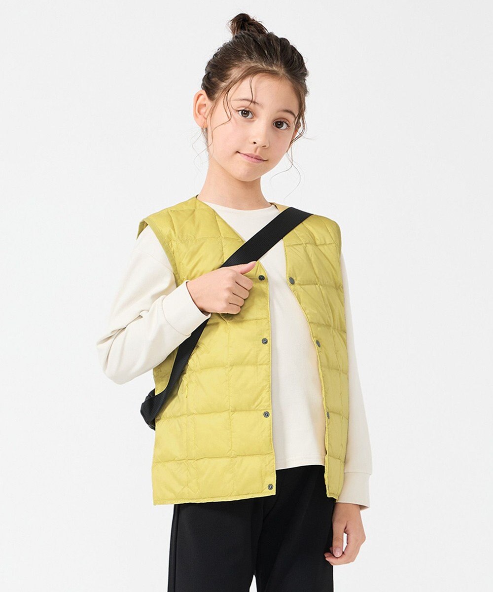 UNFILO 【120-150cm】TAION Vネック ダウンベスト(UNISEX) 