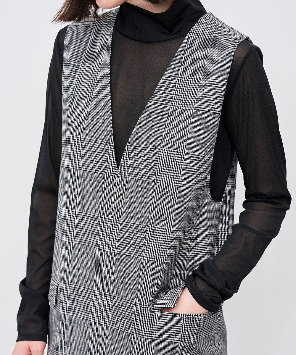 uncrave グレンチェック ワンピース 