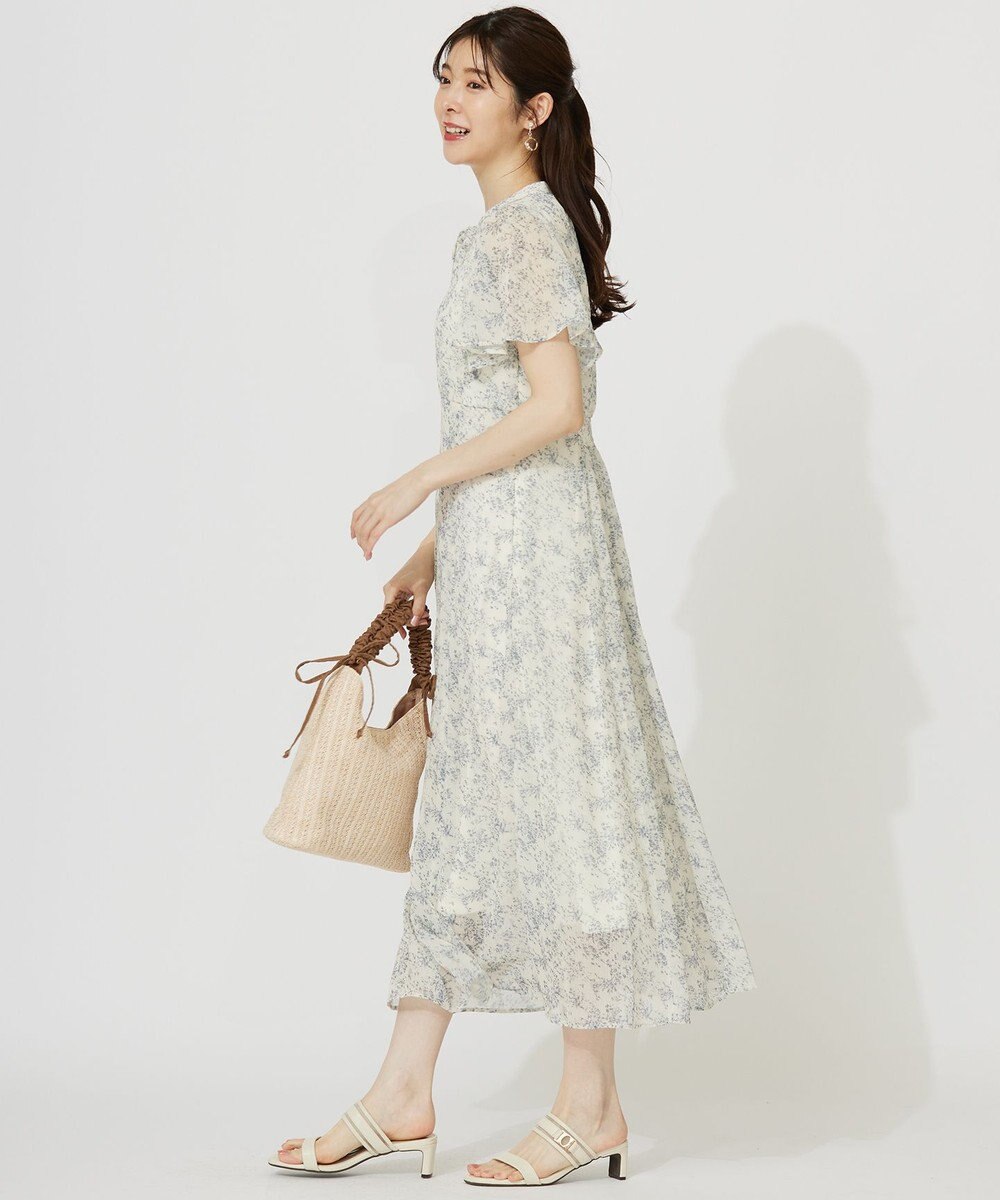 ANY SIS S 【洗える】ミニフラワープリント ワンピース 