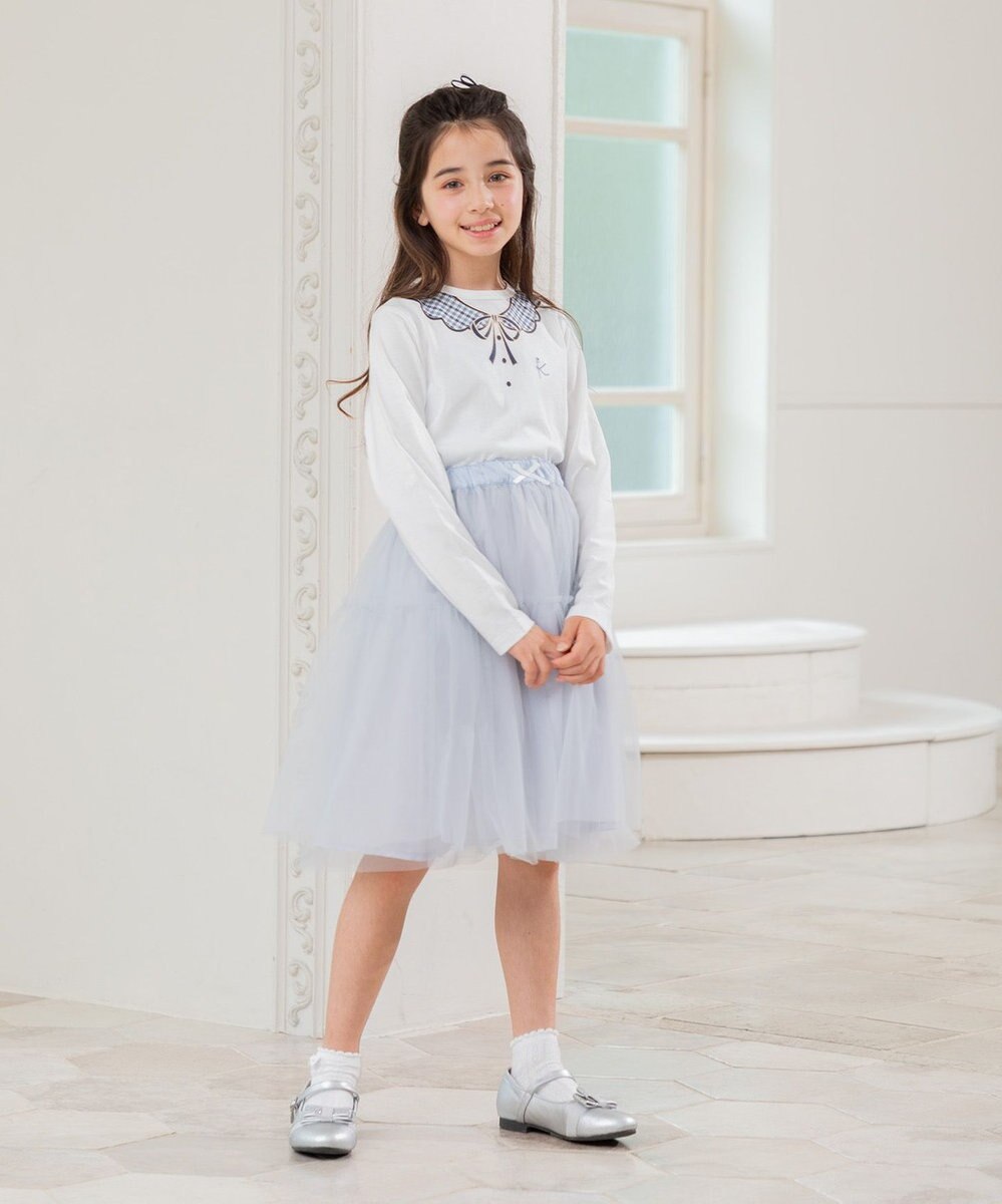 組曲 KIDS 【150-160㎝】トロンプルイユロン Tシャツ 