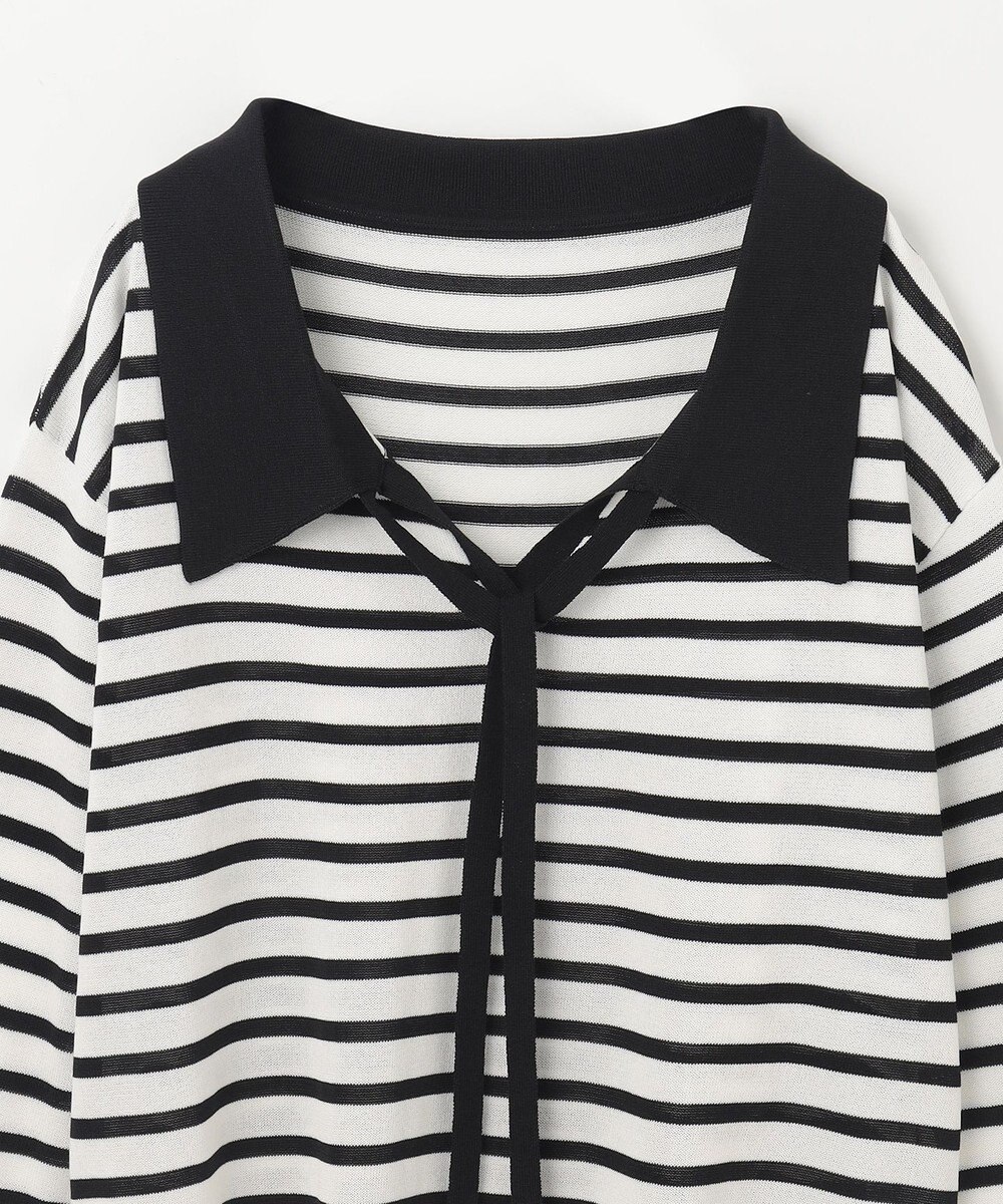 GRACE CONTINENTAL マリンボウタイニット 