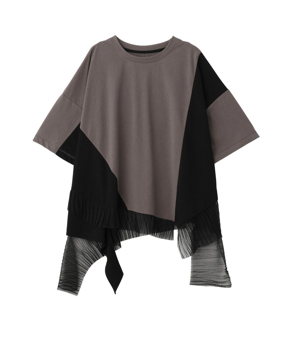 YECCA VECCA 裾アシメデザインプルオーバー 