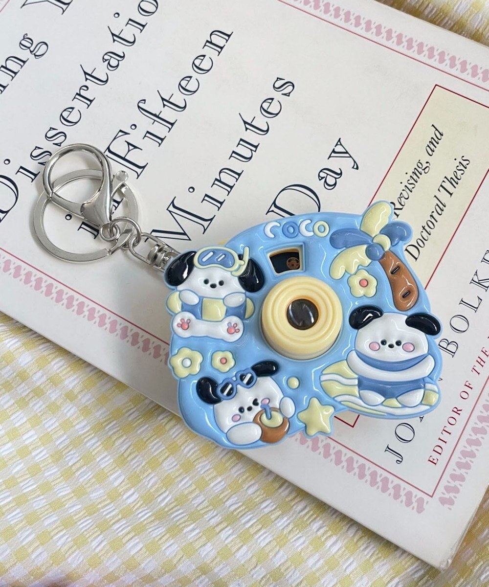 WEGO ぷっくりアニマルトイカメラキーホルダー 