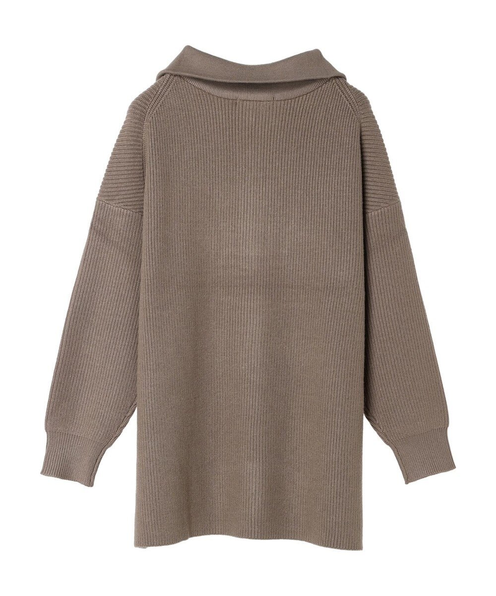 AMERICAN HOLIC バイパチハーフＺＩＰ片畦ニットプルオーバー　 