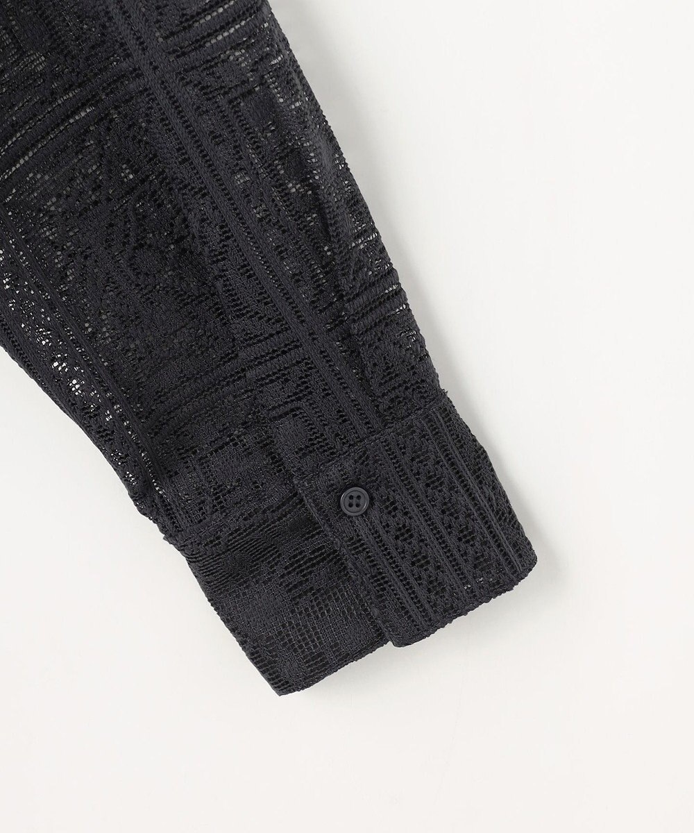 ANY L レースオーバーシャツ 