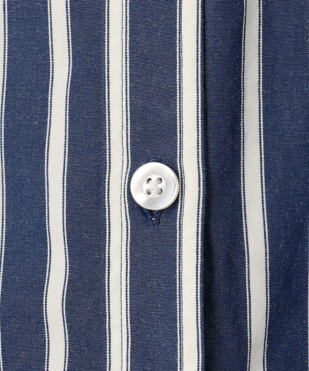 J.PRESS YORK STREET 【WOMEN】ワンウォッシュ ストライプ シャツワンピース 