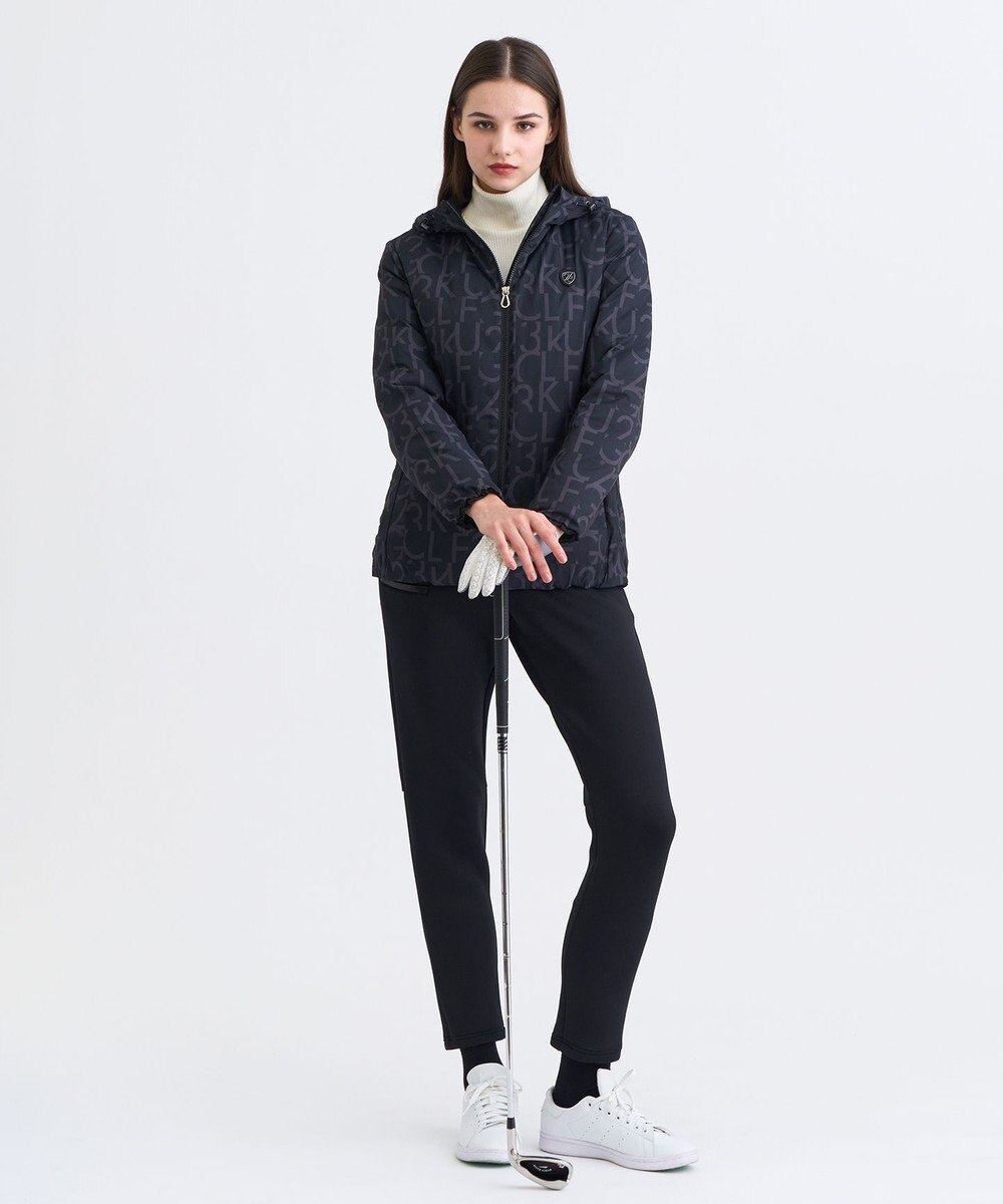 23区GOLF 【WOMEN】中綿ロゴグラフィックブルゾン 