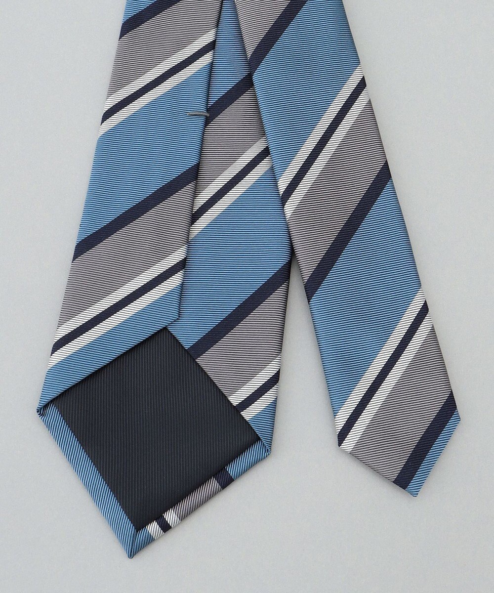 GOTAIRIKU 日本縫製/オリジナル柄【Fermo Fossati】ネクタイ_レジメンタル 