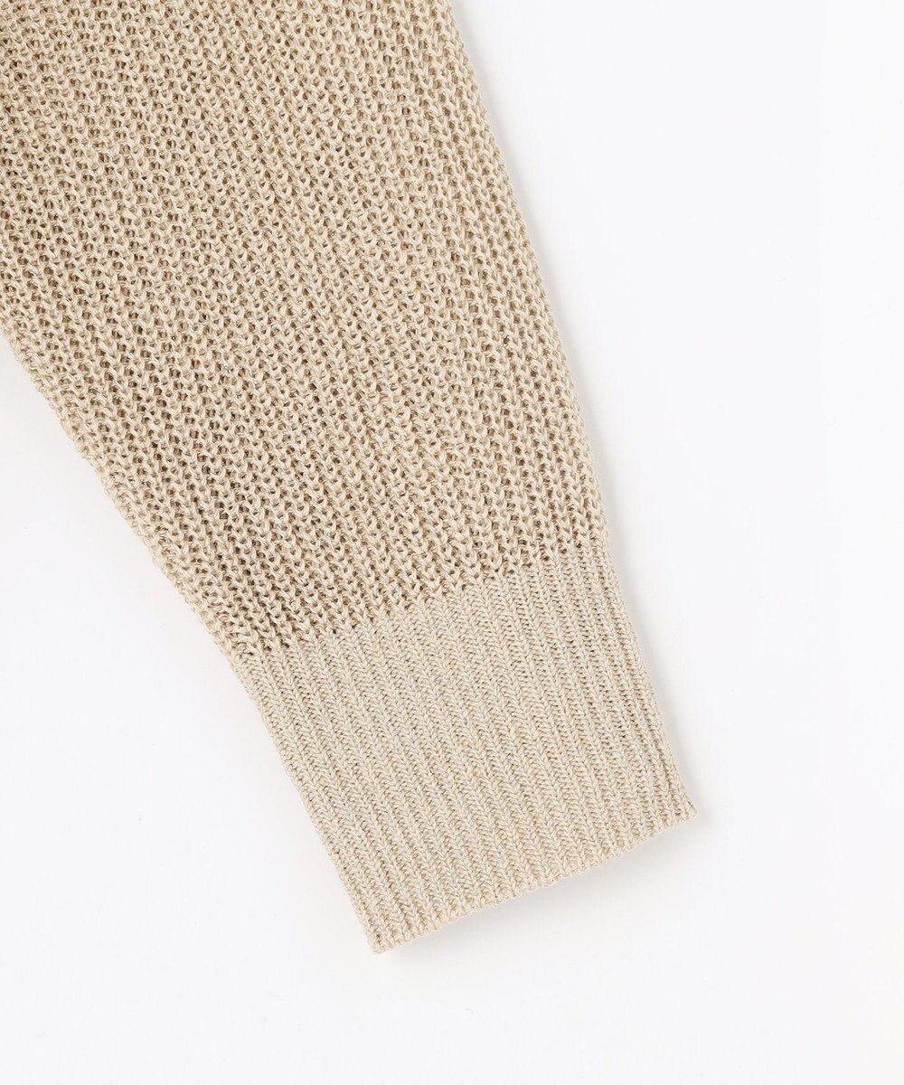 自由区 L リネンミドルゲージプルオーバー ニット 