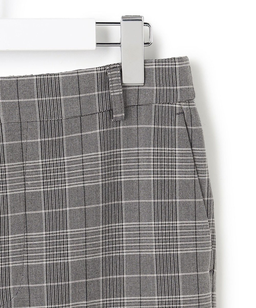 23区 【Oggi掲載/洗える】ウォームストレッチ チェック テーパード パンツ 