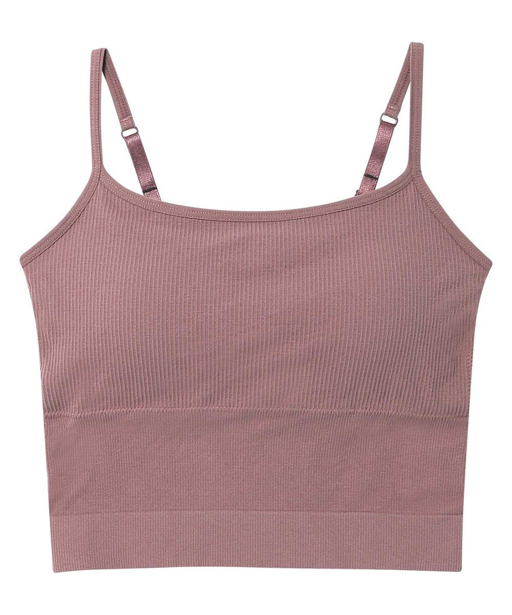 AMPHI ブラトップ 立体的なバストシルエット 脇すっきり クロップド丈 【L∞Ping ルーピング】 ブラキャミソール JSF102 アンフィ／ワコール 