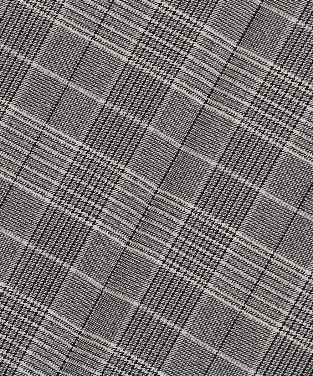 23区 【Oggi掲載/洗える】ウォームストレッチ チェック テーパード パンツ 